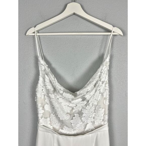 NWT BLACK HALO EVE Salem Jumpsuit Artic Vines/ Pearl - Picture 5 of 16